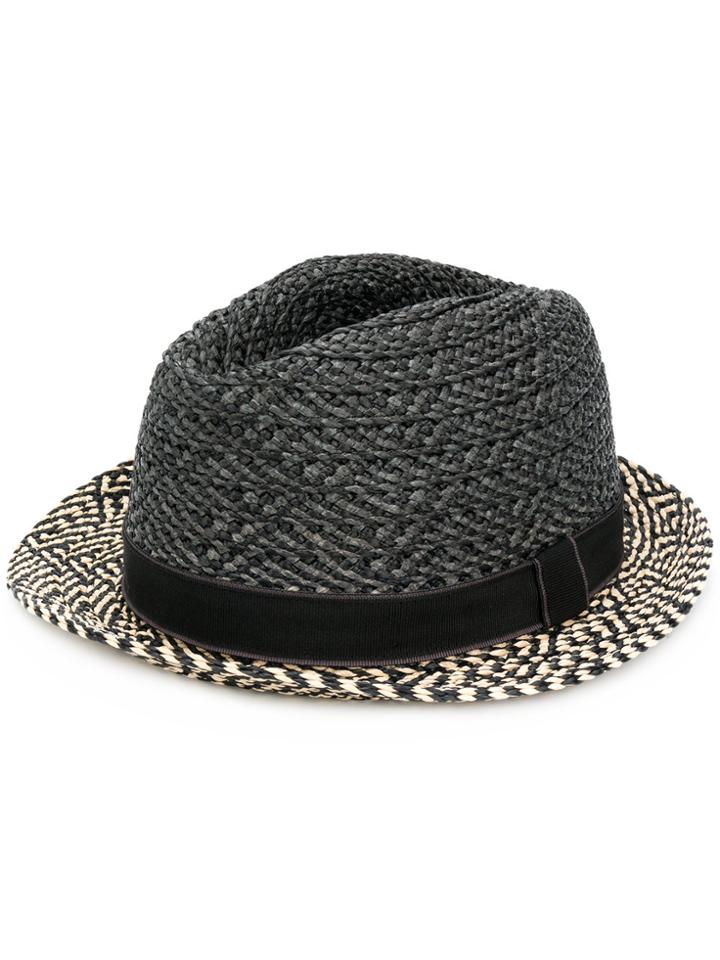 Paul Smith Embroidered Bowler Hat - Black
