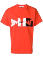 Gosha Rubchinskiy Slogan Short Sleeve T-shirt - Red