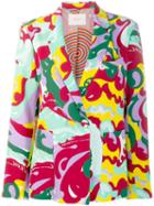 La Doublej X Mantero Double-breasted Blazer - Red