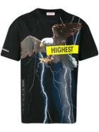 Palm Angels Storm Eagle T-shirt - Black