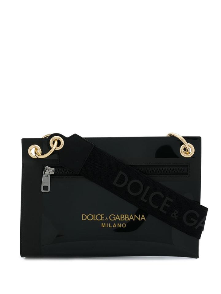 Dolce & Gabbana Logo Strap Mini Bag - Black