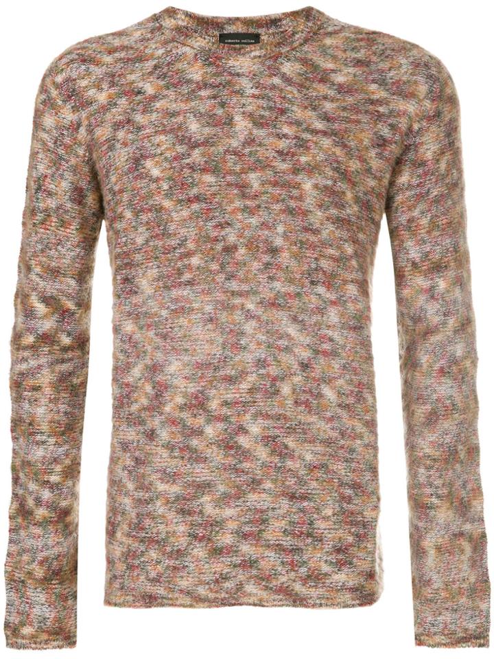 Roberto Collina Marble Knit Reversible Sweater - Multicolour