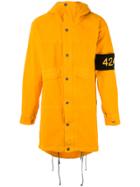 424 Hooded Coat - Yellow & Orange