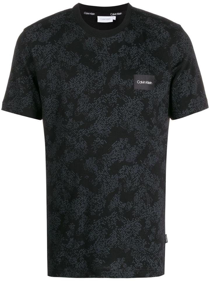 Calvin Klein Graphic Print T-shirt - Black