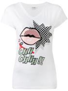 Iceberg - Ohhh! Print T-shirt - Women - Cotton/spandex/elastane - 38, White, Cotton/spandex/elastane