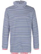 Charles Jeffrey Loverboy Tube Neck Striped Sweatshirt - Blue