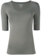 Majestic Filatures Scoop Neck T-shirt, Women's, Size: 1, Grey, Spandex/elastane/viscose
