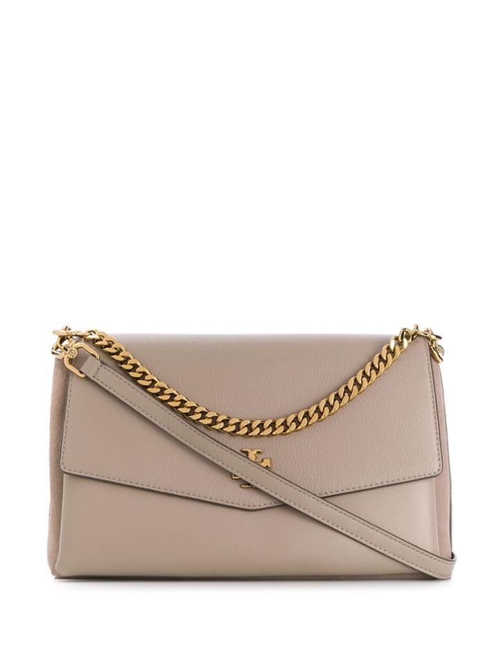 Tory Burch Kira Double-strap Shoulder Bag - Brown