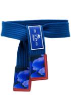 Etro Thick Belt - Blue