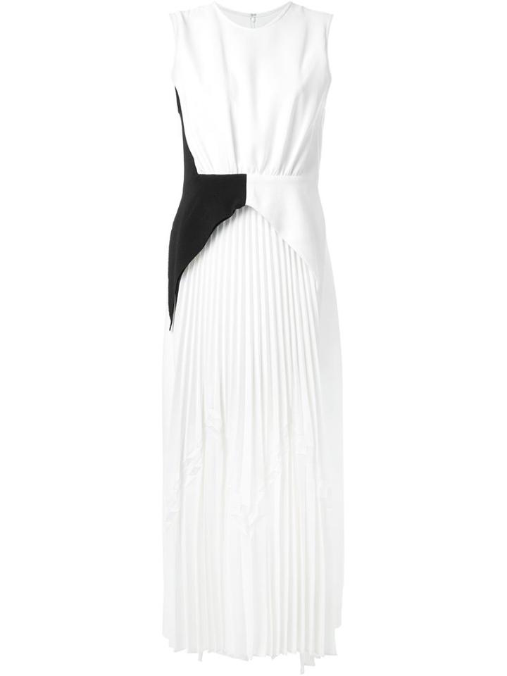 Christopher Esber 'valeria Memphis' Pleat Dress, Women's, Size: 8, White, Polyester/spandex/elastane