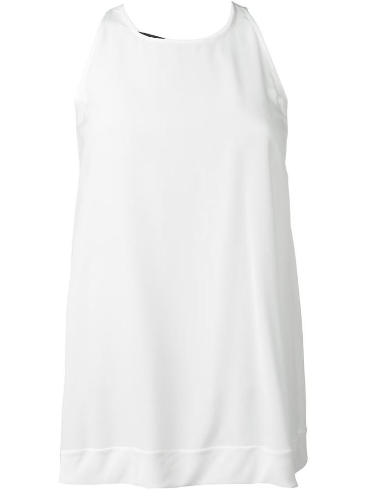Rochas Embroidered Back Detail Top
