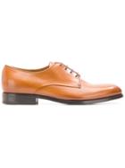 Giorgio Armani Almond Toe Derby Shoes - Neutrals
