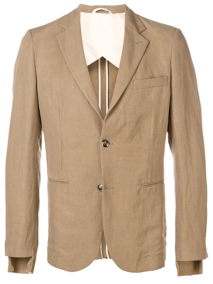 Maison Flaneur Classic Tailored Blazer - Neutrals