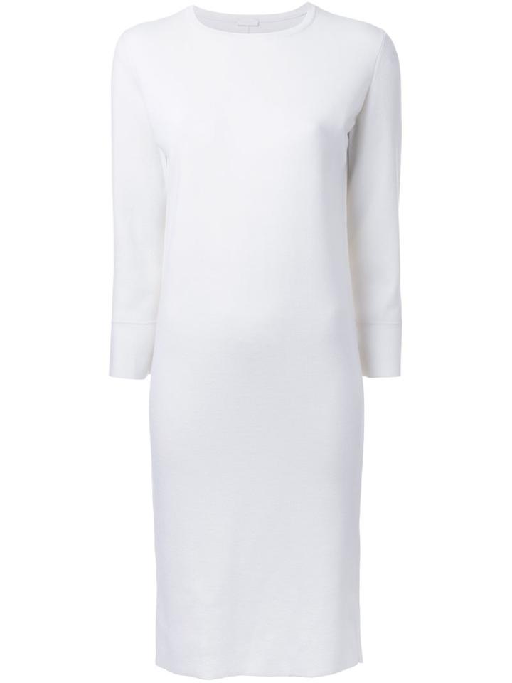 Rito Fitted Knitted Dress, Women's, Size: 38, White, Wool