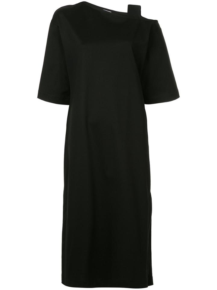 H Beauty & Youth Off-shoulder T-shirt Dress - Black