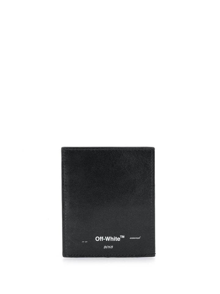 Off-white Logo Print Cardholder - Black