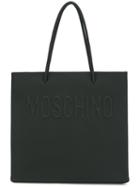 Moschino Logo Tote, Women's, Black