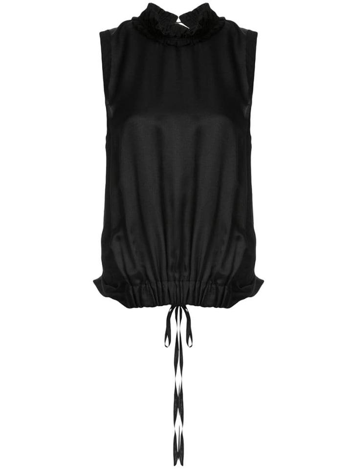 Ann Demeulemeester Nanette Sleeveless Top - Black