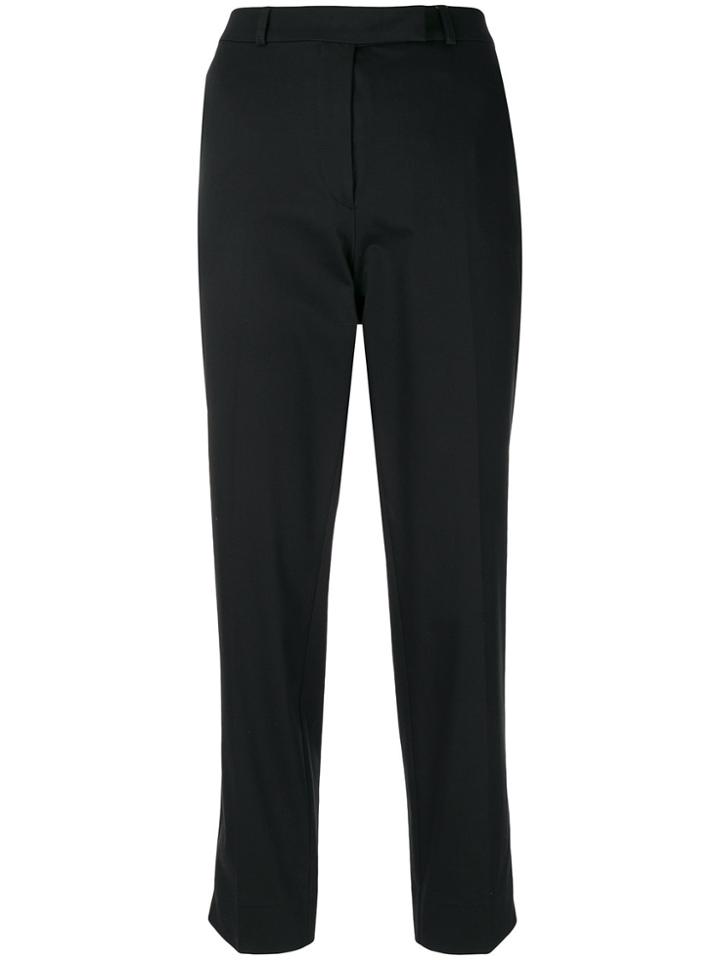 Etro Cropped Tapered Trousers - Black