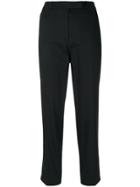 Etro Cropped Tapered Trousers - Black