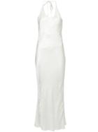 Georgia Alice Halter Midi Dress - White