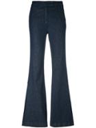 Current/elliott High Rise Flared Jeans, Women's, Size: 25, Blue, Cotton/tencel/polyester/spandex/elastane