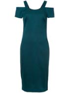 Ginger & Smart Off The Shoulder Midi Dress - Green