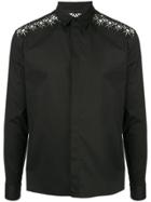 Haider Ackermann Formal Shirt With Lace Inserts - Black