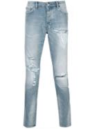 Ksubi Slim-fit Distressed Jeans - Blue