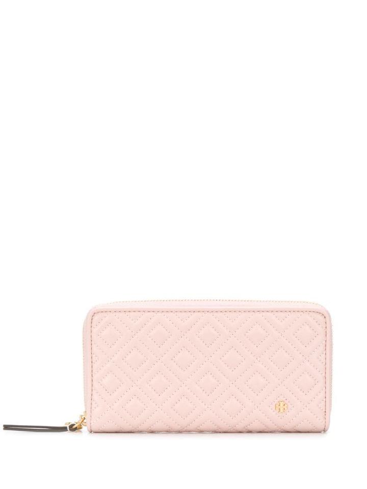 Tory Burch Quilted Continental Purse - Pink