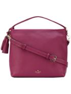 Kate Spade - Tassel Detail Tote - Women - Leather/polyester - One Size, Pink/purple, Leather/polyester