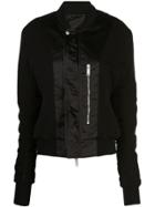 Unravel Project Zip-up Bomber Jacket - Black