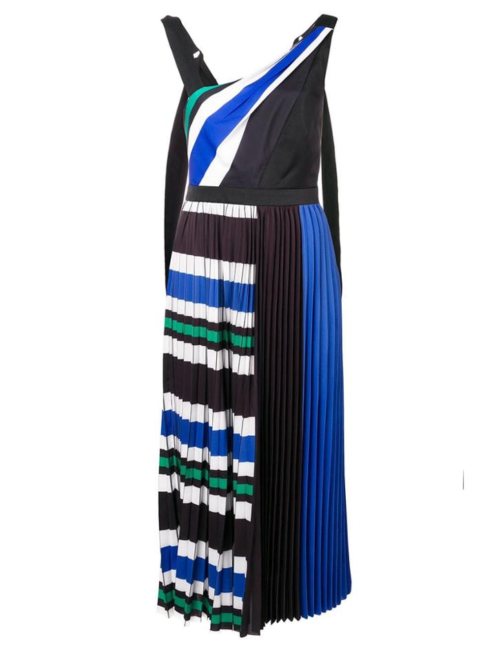 Three Floor Stripe And Slay Dress - Black