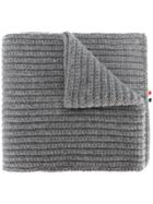 Thom Browne Striped Scarf - Grey