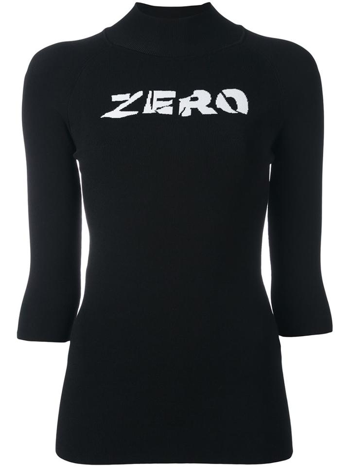 Alyx 'zero' Print T-shirt, Women's, Size: Medium, Black, Viscose/polyester