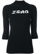 Alyx 'zero' Print T-shirt, Women's, Size: Medium, Black, Viscose/polyester