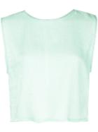 Onia Sleeveless Crop Tpp - Green