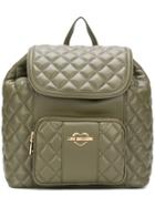 Love Moschino Quilted Backpack - Green