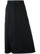 Y-3 Midi A-line Skirt - Black