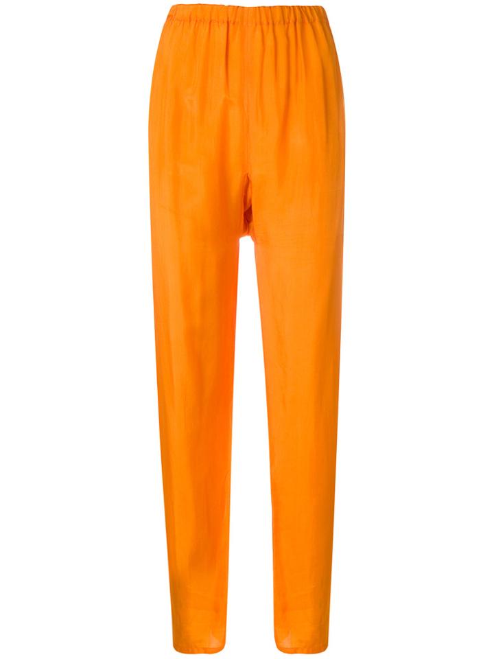 Comme Des Garçons Vintage High Waist Trousers - Yellow & Orange