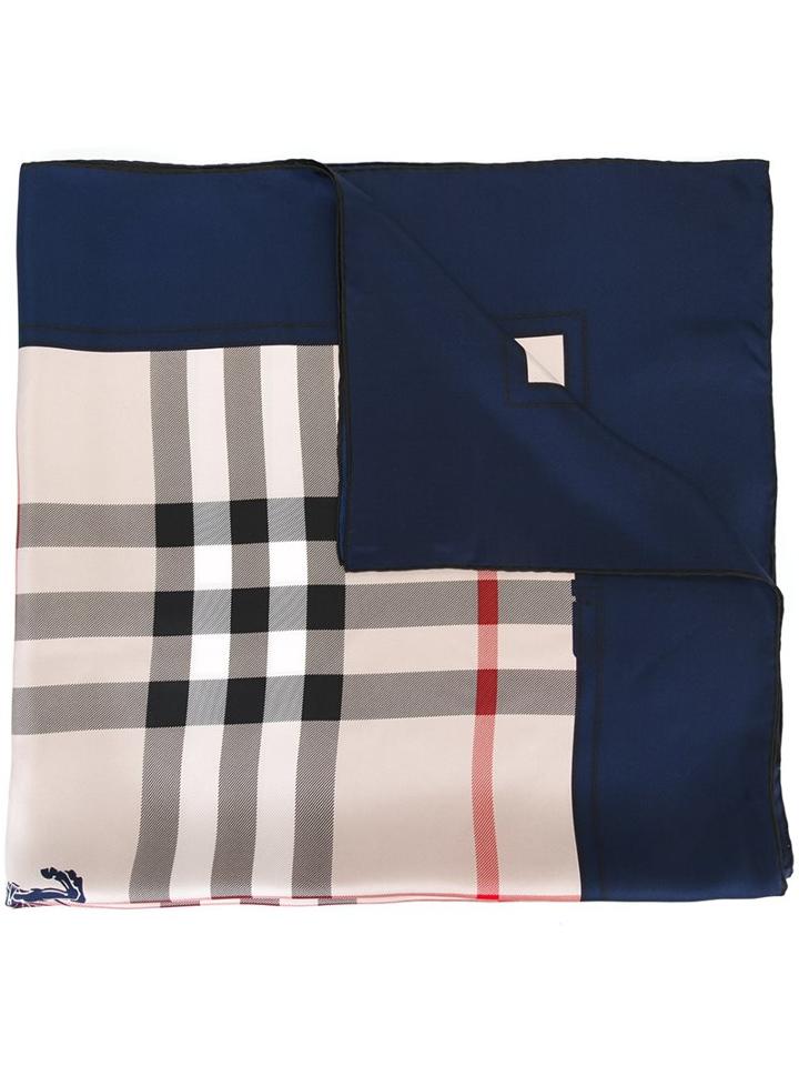 Burberry Classic Check Scarf, Women's, Silk