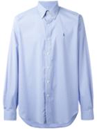 Polo Ralph Lauren Embroidered Logo Shirt, Men's, Size: Xxl, Blue, Polyamide/spandex/elastane