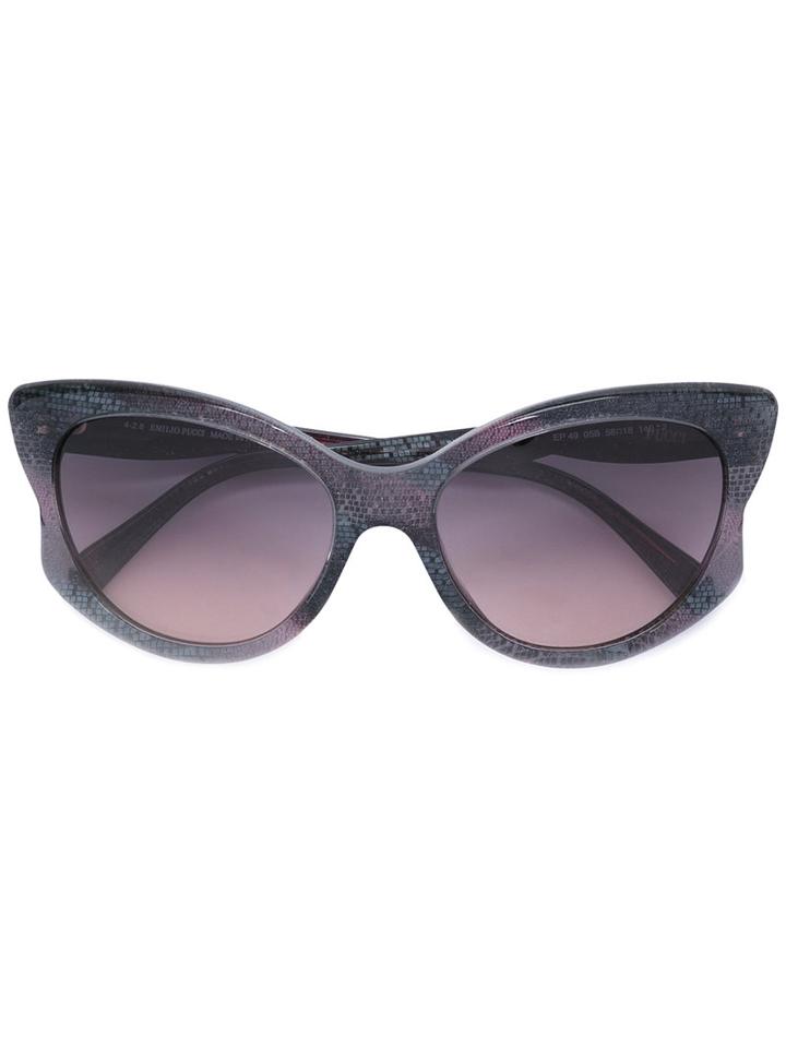 Emilio Pucci - Oversized Sunglasses - Women - Acetate - One Size, Acetate