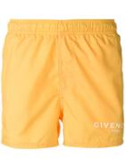 Givenchy Logo Swimming Shorts - Yellow