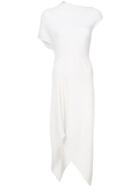 The Row Jiana Asymmetric Dress - White