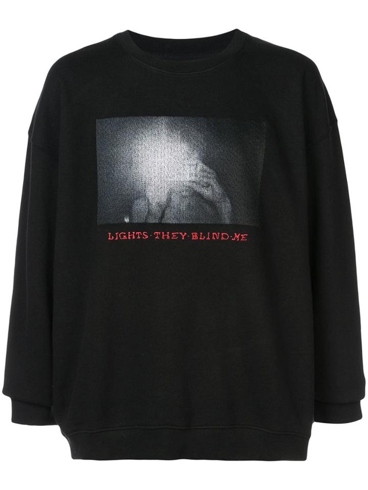 Adaptation Lights They Blind Me Sweatshirt - Black