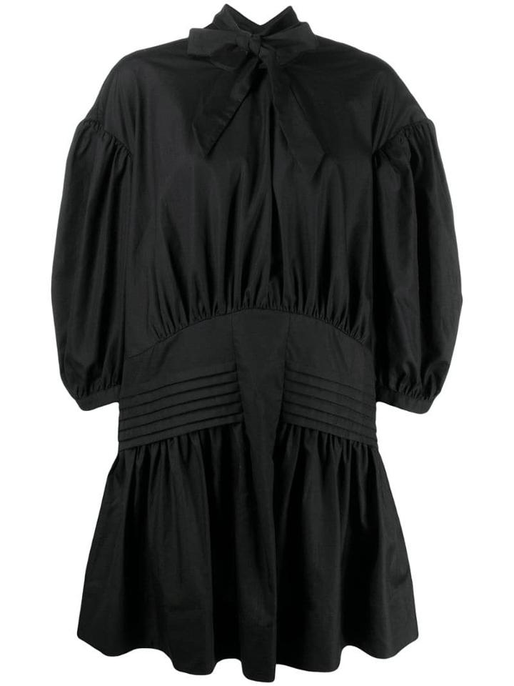 Simone Rocha Balloon Sleeve Dress - Black