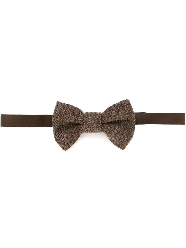Eleventy Knitted Bow-tie