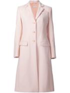 Altuzarra Single Breasted Coat, Women's, Size: 40, Pink/purple, Polyamide/wool