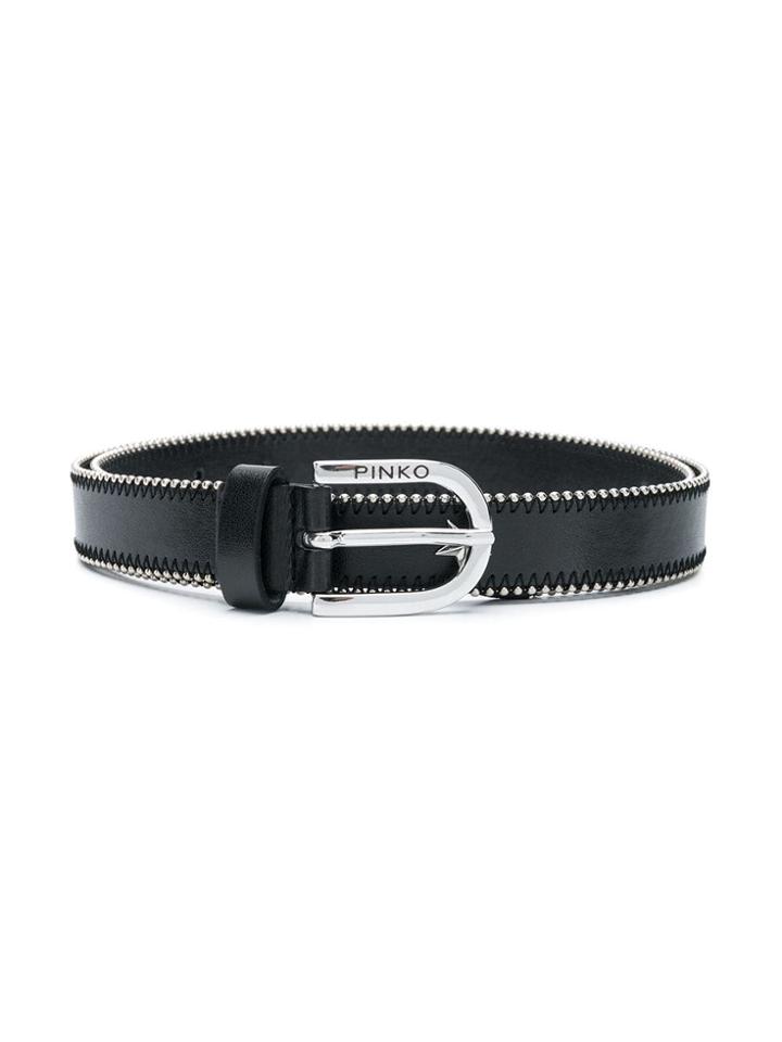 Pinko Kids Buckle Belt - Black